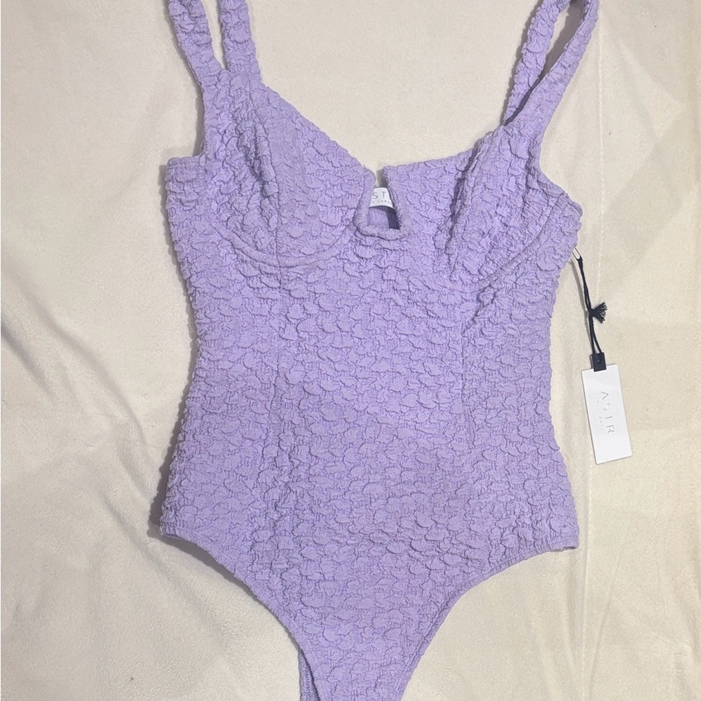 Astr Lilac Textured Garment